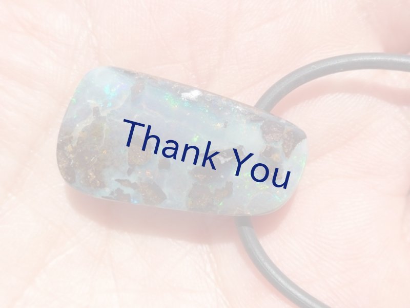 画像16: ボルダーオパールペンダント (16)