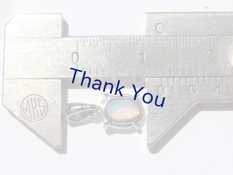 画像21: オパールPt900ペンダントトップ (21)