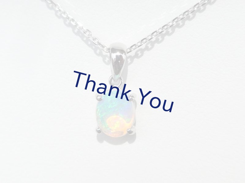 画像8: オパールPt900ペンダントトップ (8)