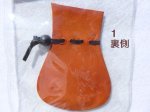 画像7: カンガルー革の巾着袋（黒）送料無料！ (7)