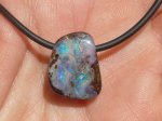 画像10: ボルダーオパールペンダント (10)