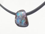 画像1: ボルダーオパールペンダント (1)