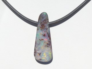 アクセサリー ボルダーオパール/ループタイ      ブラック メンズ / 240001176751 オーストラリア産 オパール専門店 ブラックオパール ボルダーオパール