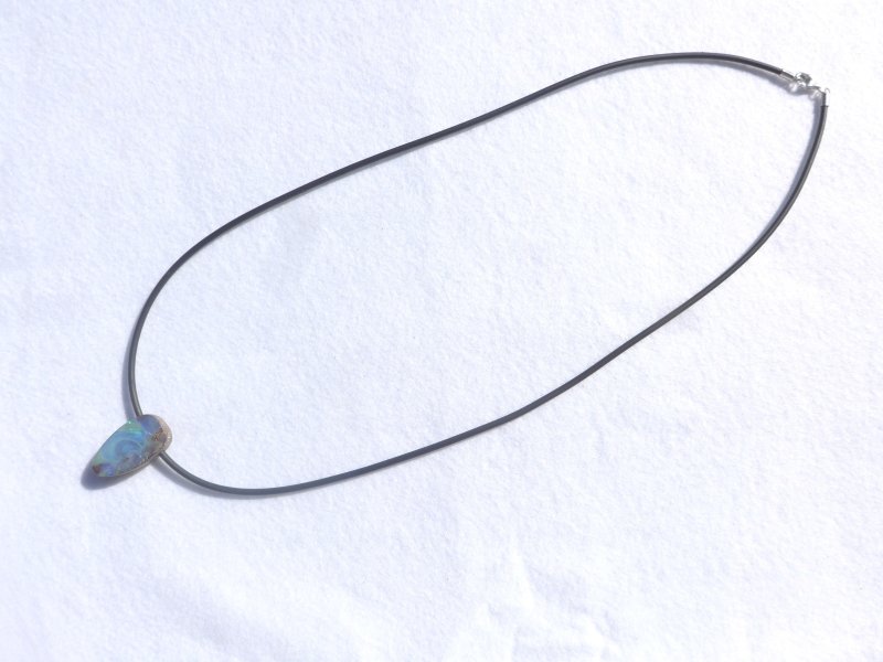 画像16: ボルダーオパールペンダント (16)