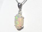 画像7: オパールPt900ペンダントトップ (7)