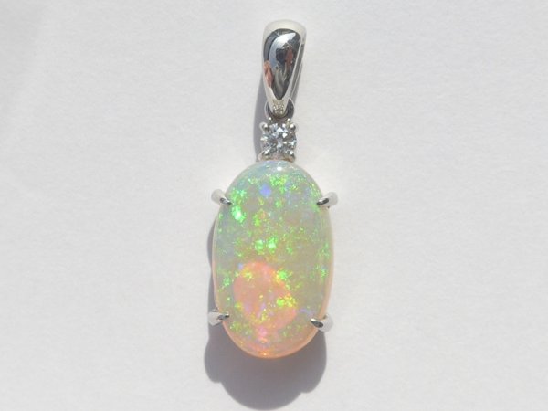 ホワイトオパールペンダント｜ホワイトオパール｜オパール