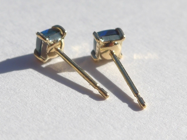 ブラックオパール ピアス｜オパール ピアス｜オパール イヤリング